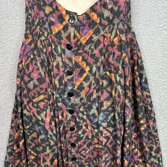 Anthropologie‎ Love The Label Dress XS NWT Boho Fairy Kaleidoscope Midi Cutout - Picture 3 of 14